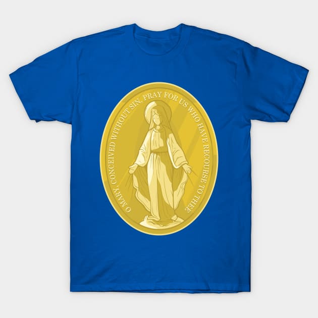 Virgin Mary Blessing T-Shirt by Urban_Vintage